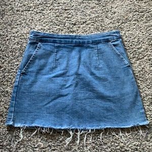 Forever 21 blue Jean mini skirt size small